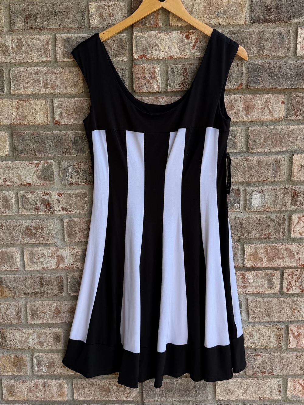 🍒💣 Beetlejuice inspired striped fit-n-flare style dress